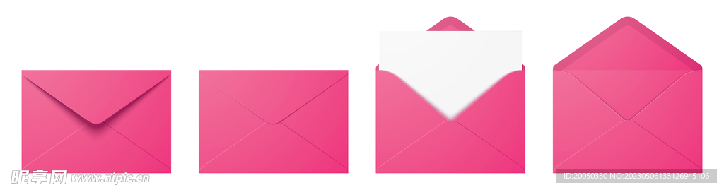 粉色信封
