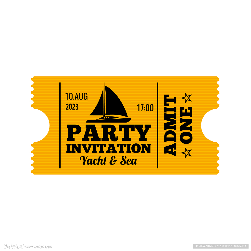 复古票据  模版  