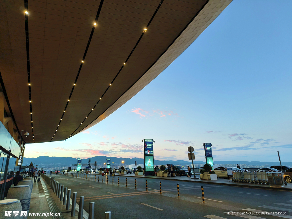 云南长水机场天空