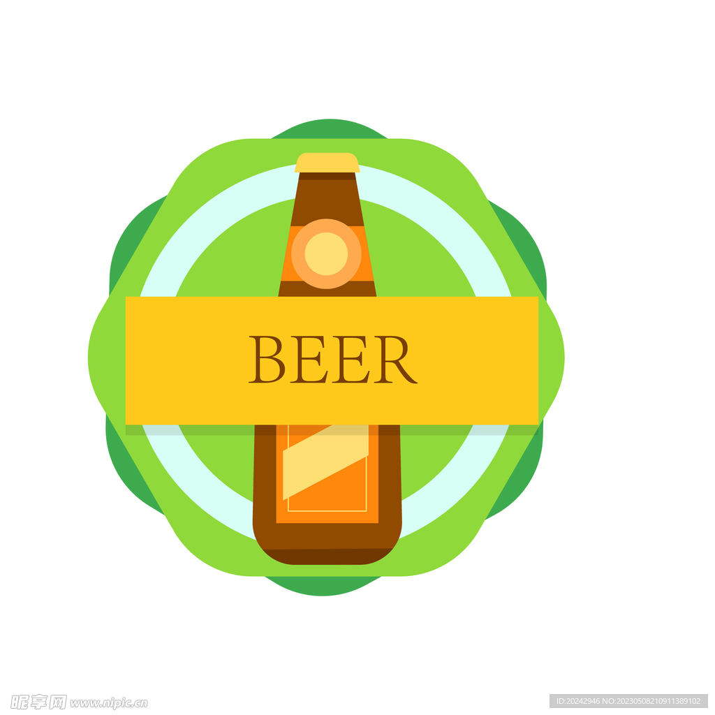 啤酒标签  