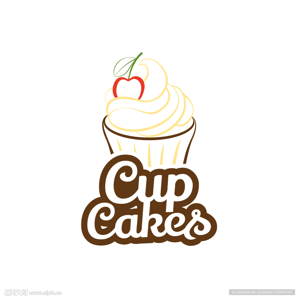 蛋糕标签  图标设计 