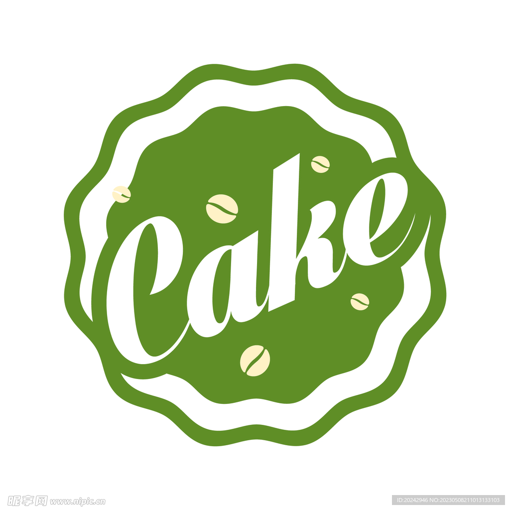 蛋糕标签  图标设计