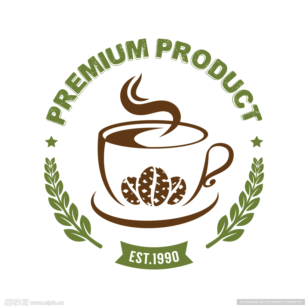 咖啡标签  图标设计  