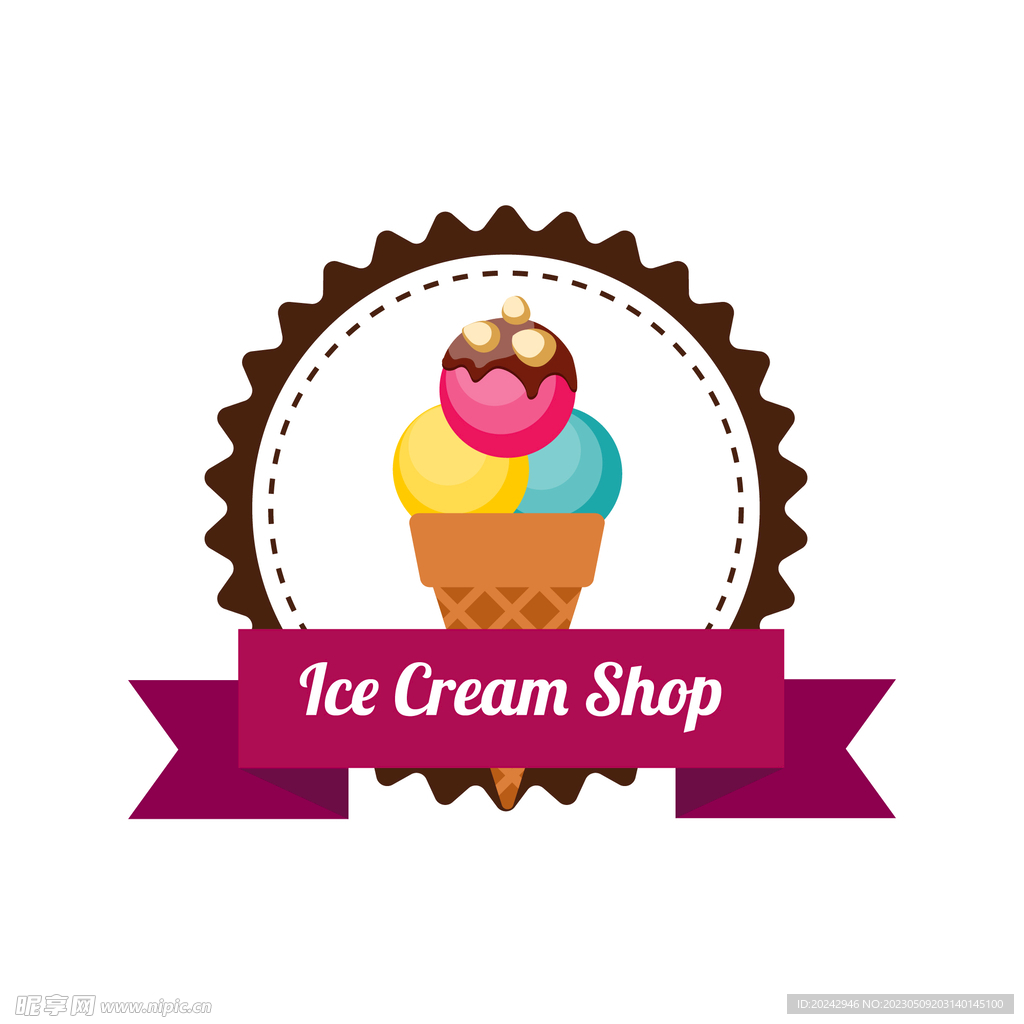 冰淇淋标签 