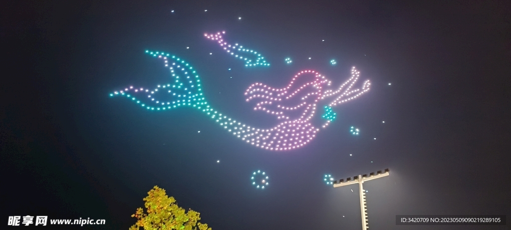 桂林融创800台无人机光影秀