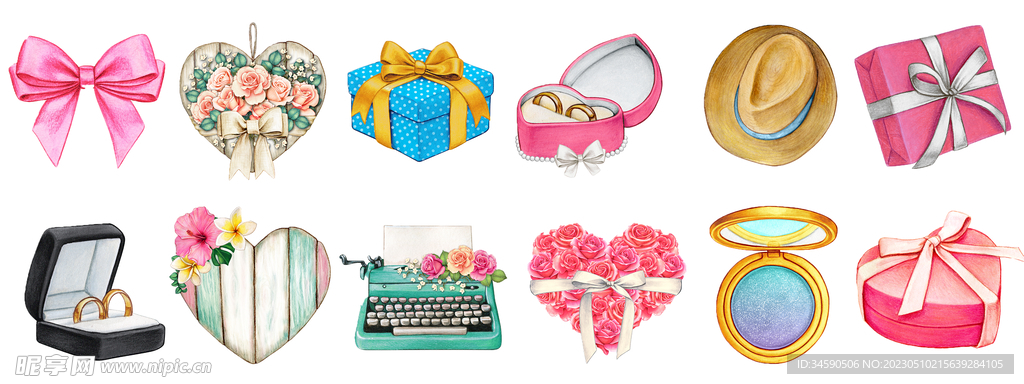 复古写实装饰物件