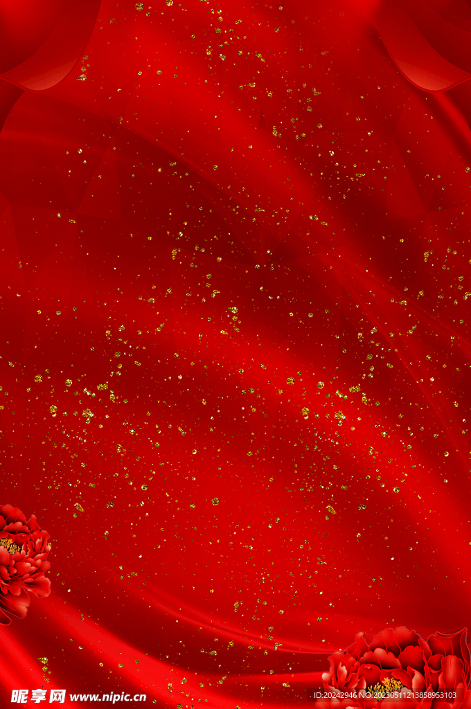 红色背景  