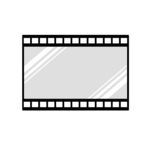 黄色扁平电影胶卷