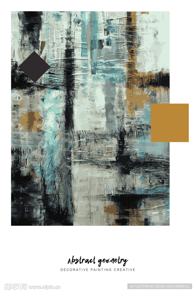 客厅现代装饰画高清图片