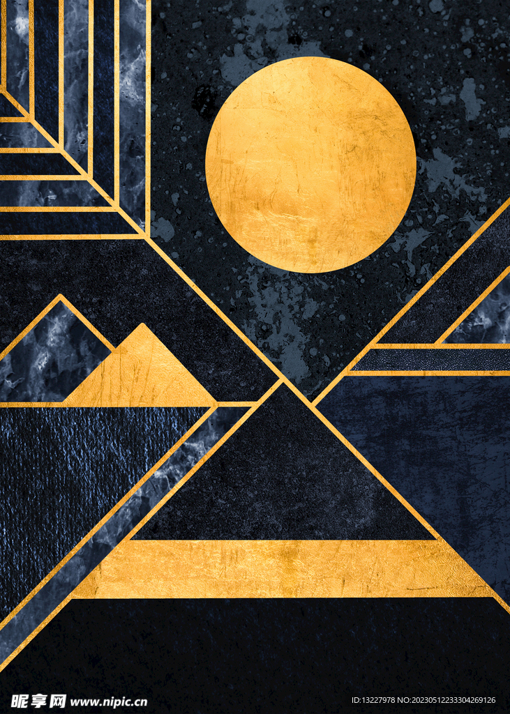 客厅现代装饰画高清图片