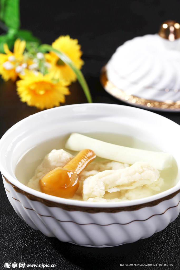 麦香丝瓜烩羊脑