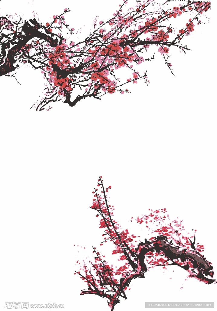 矢量梅花