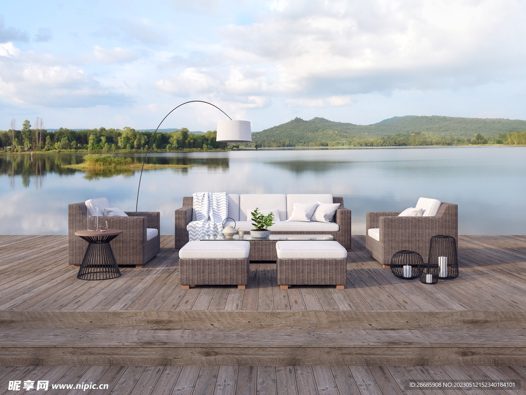 现代时尚户外椅子