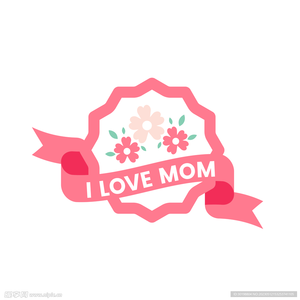 母亲节背景素材元素