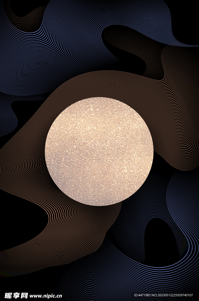 新中风海报圆月