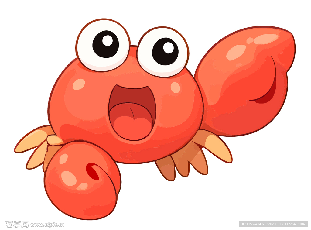 卡通螃蟹