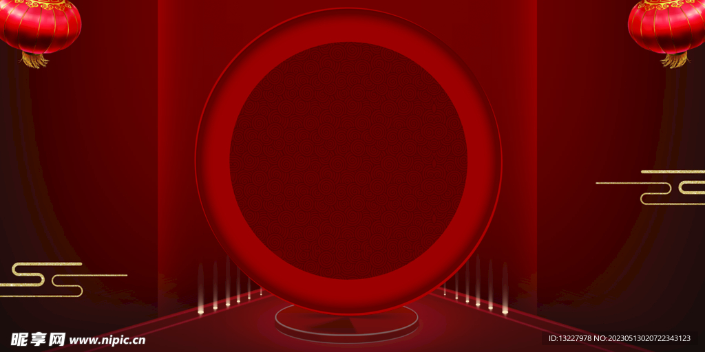 红色宣传栏背景展板素材