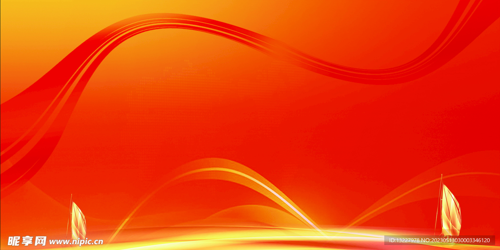 红色宣传栏背景展板素材