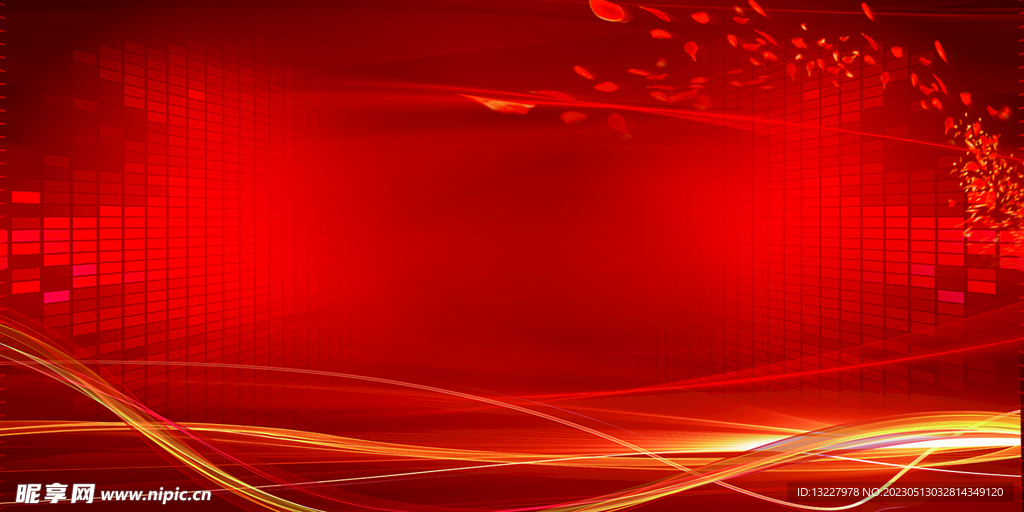 红色宣传栏背景展板素材