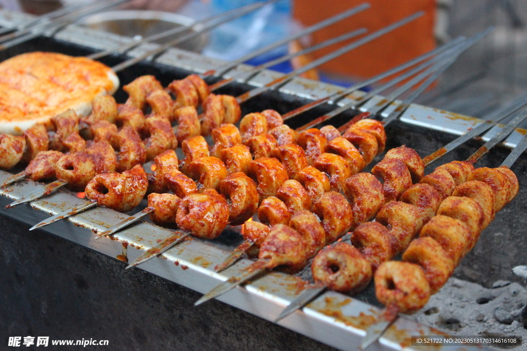 烤串 烤面筋