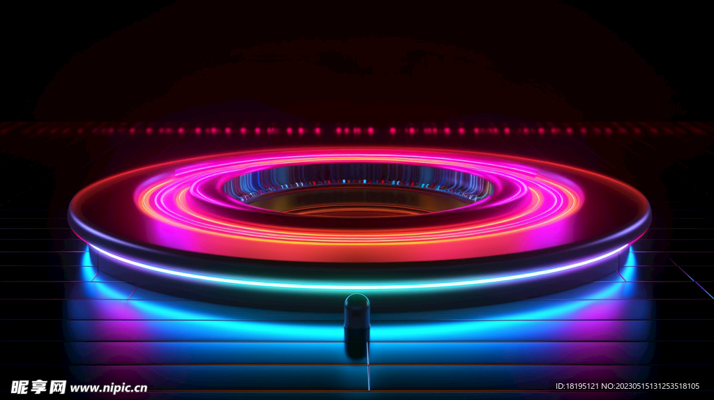 舞台科技感电商图图片