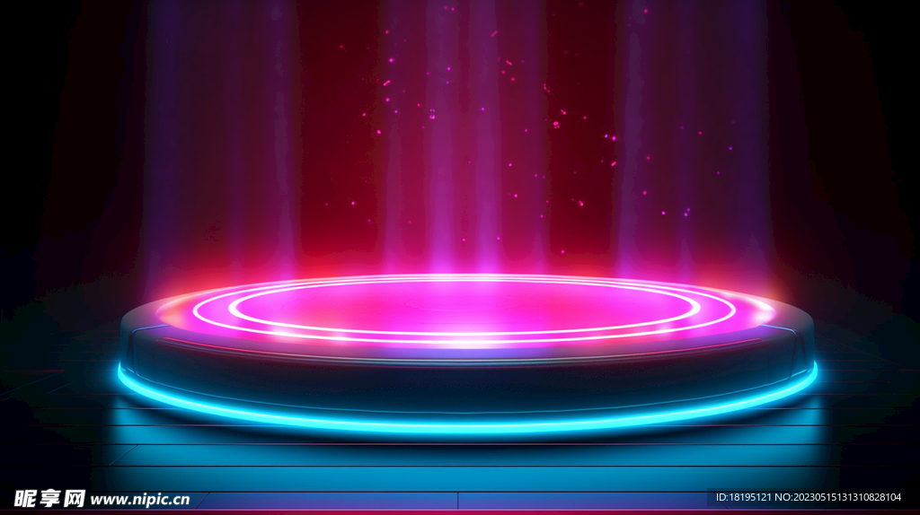舞台科技感电商图图片