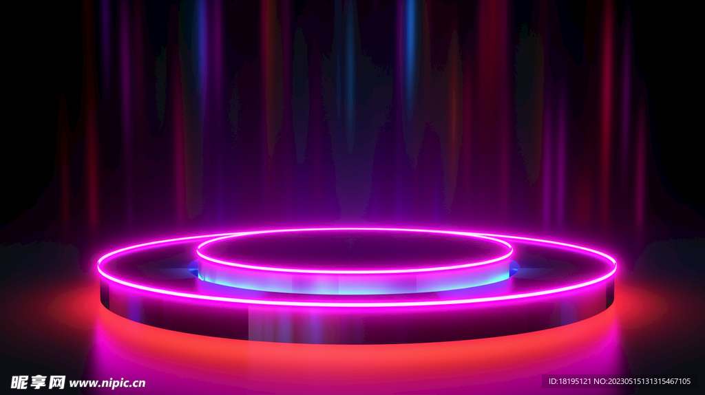 舞台科技感电商图图片