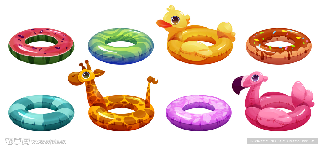 卡通游泳圈
