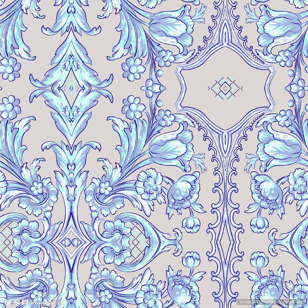 大牌 腰果 方巾