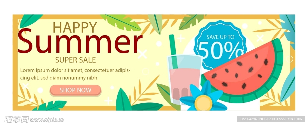 夏天促销banner