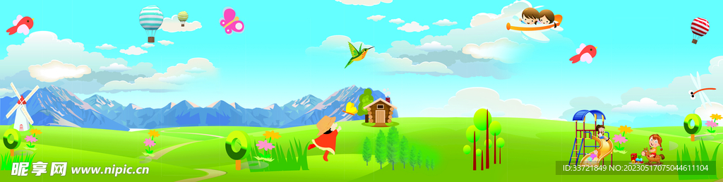 幼儿园墙体彩绘