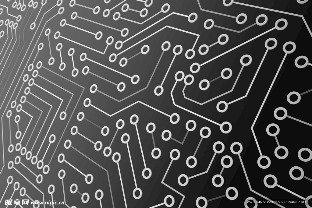 科技感电子线路板图片