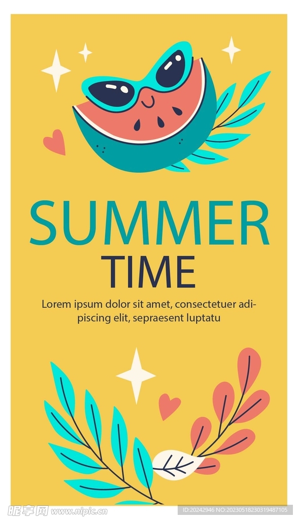 夏天你好 装饰画