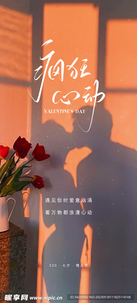 情人节520七夕海报