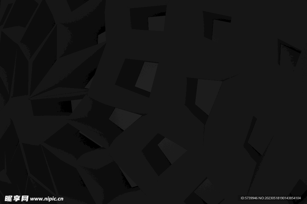 极简暗色几何图形黑灰组合纹理