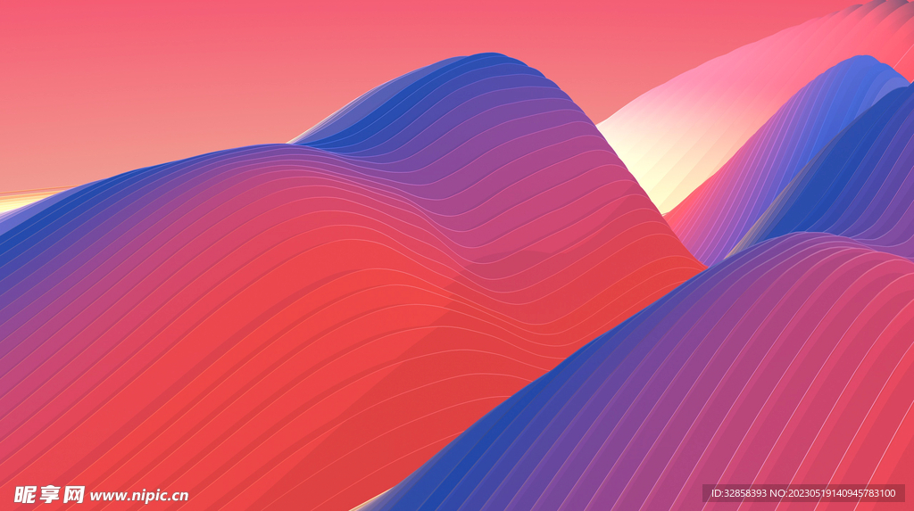 3d抽象炫彩背景