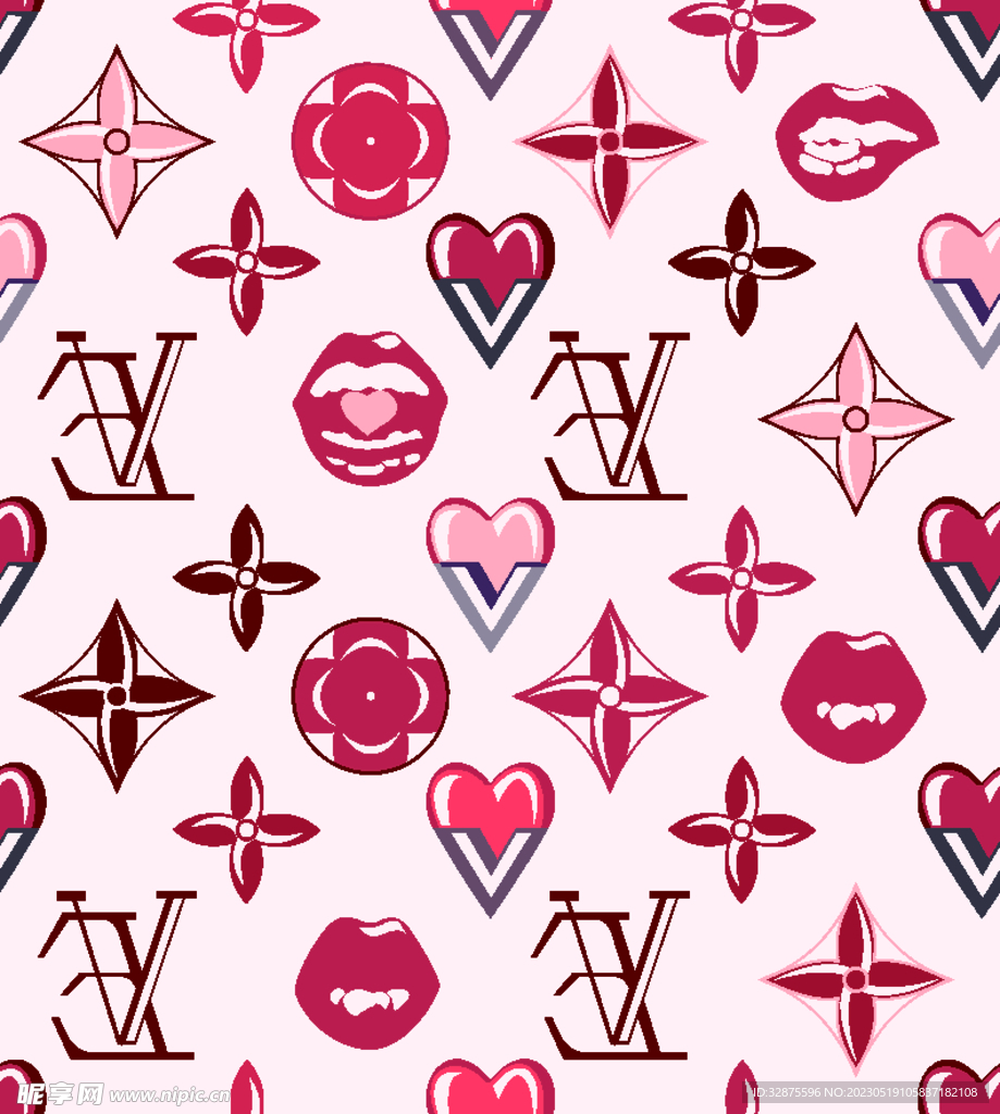 大牌 字母 爱心