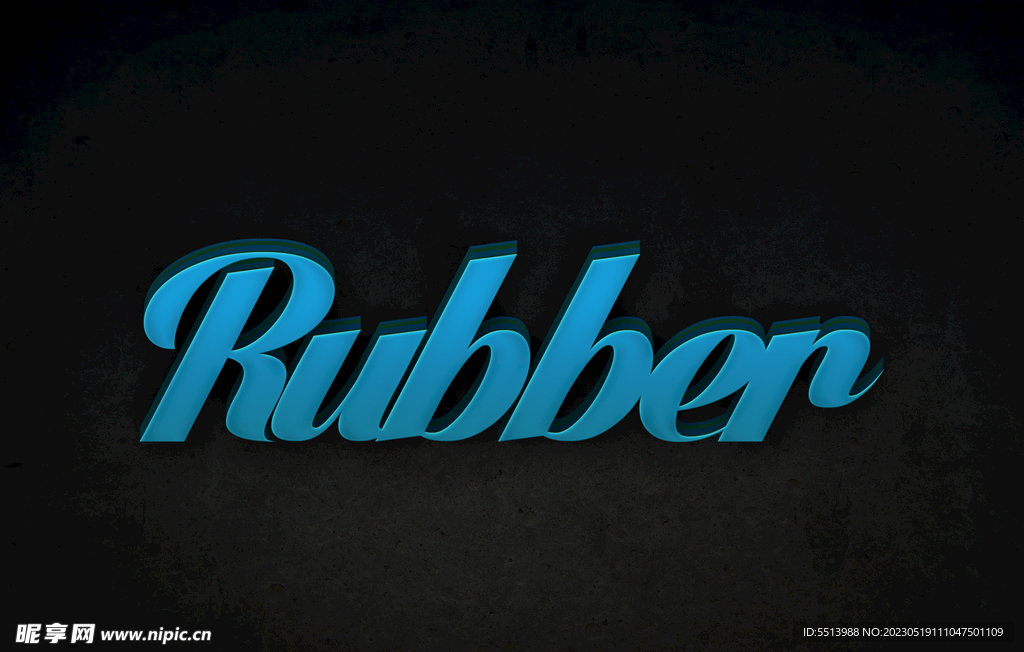 3D立体字体效果