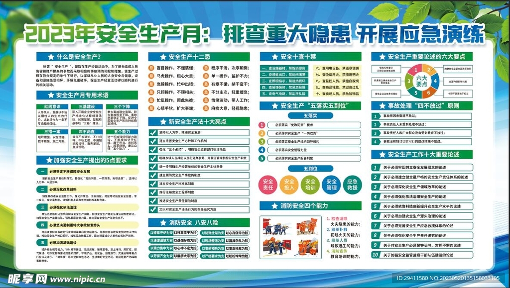 安全生产月宣传栏