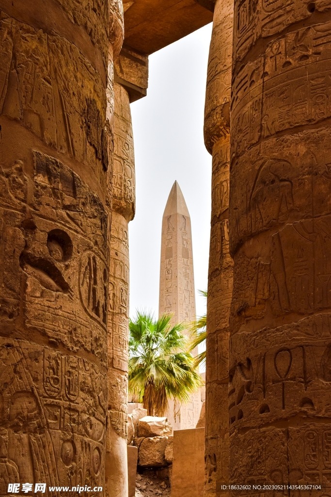 卢克索神庙高清壁纸