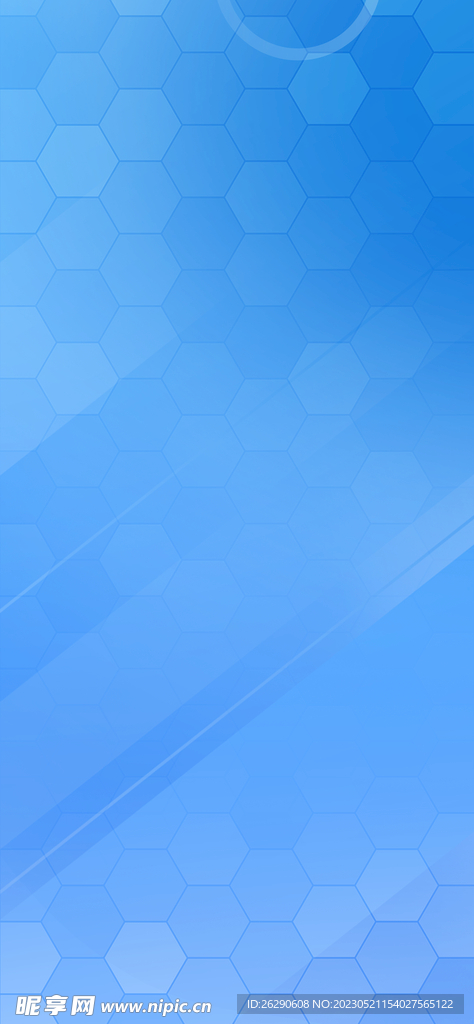 蓝色简洁医疗背景展板