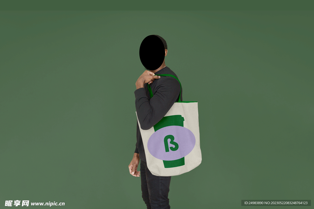 帆布袋模特样机