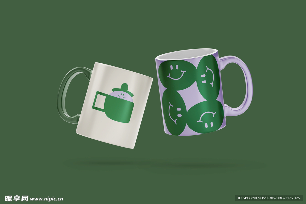 马克笔水杯样机