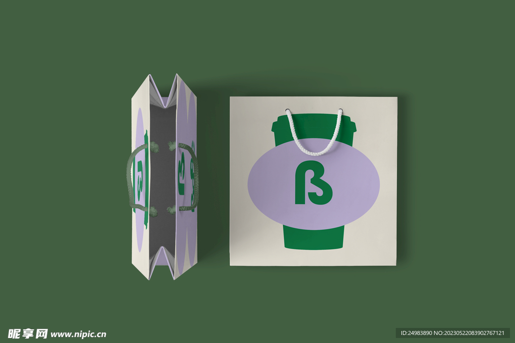 手提袋纸袋样机