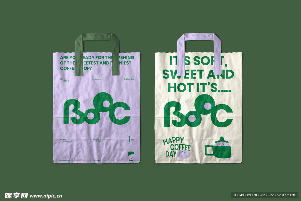 纸袋手提袋样机