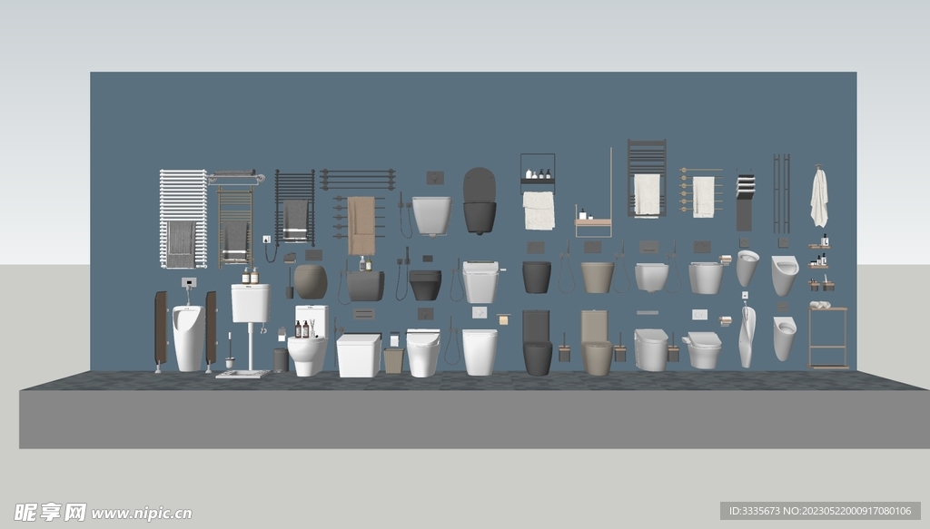 卫生间五金配件马桶