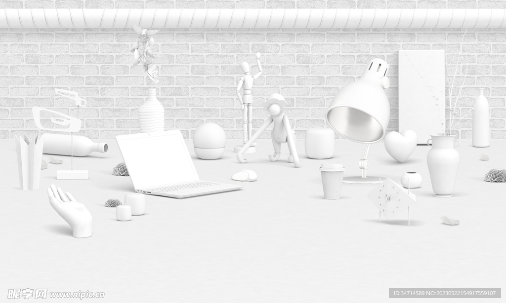 室内家具场景样机