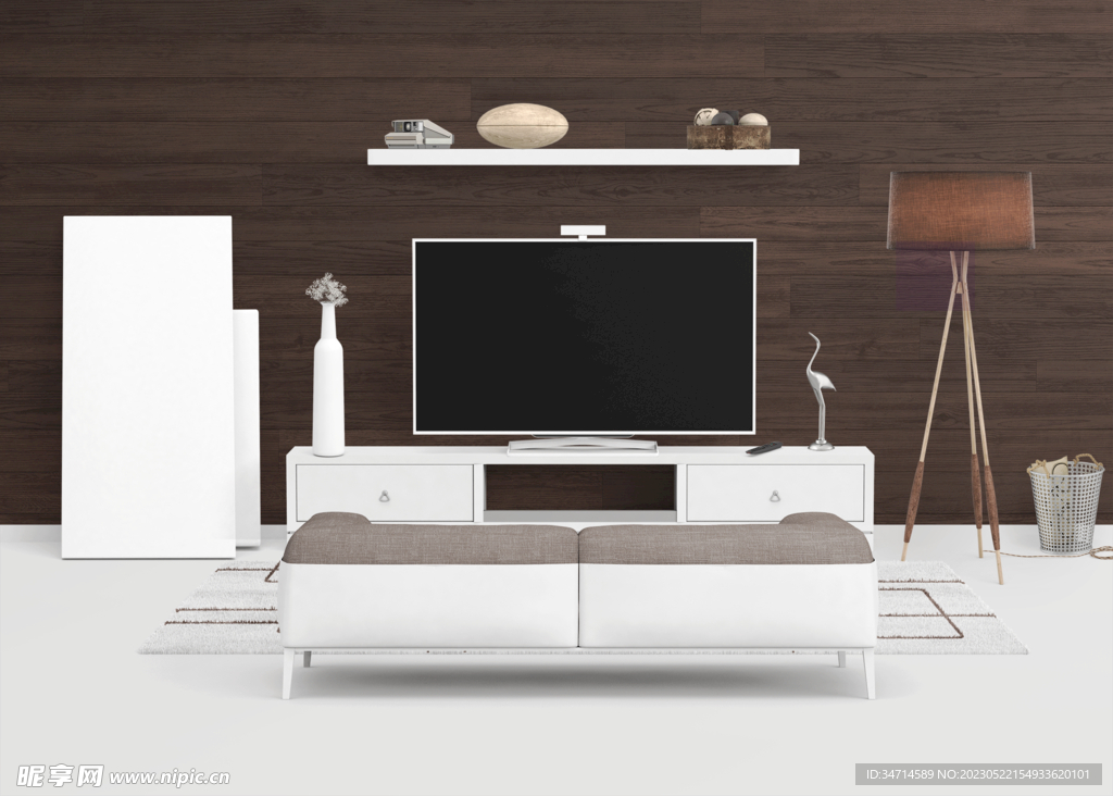 室内家具场景样机