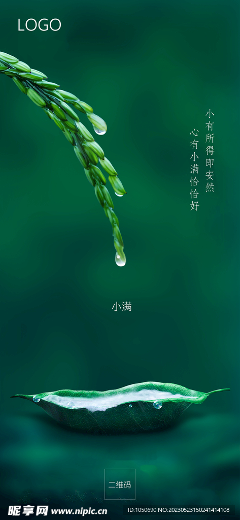 小满节气海报