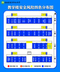 学校安全四色图